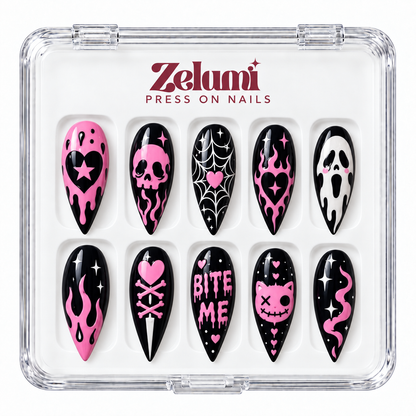 Pink Punk Skull