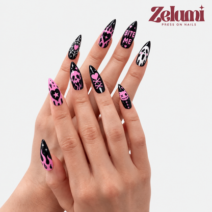 Pink Punk Skull